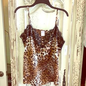 Leopard 🐆 & Black Lace Cami